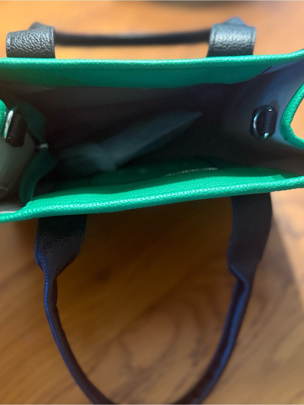 Marc Jacobs Green and Black Mini Tote Bag - Picture 4 of 4
